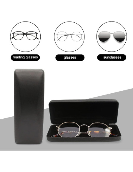 Estuche Duro para Gafas SMARTTOP - Protección y Paño de Limpieza