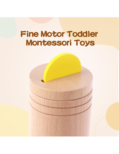 Juguetes Montessori MOYAOSIX para Niños 1-3 Años - Clasificación de Colores