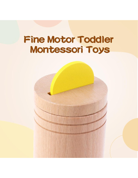 Juguetes Montessori MOYAOSIX para Niños 1-3 Años - Clasificación de Colores