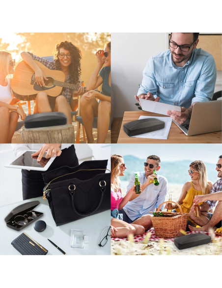 Estuche Duro para Gafas SMARTTOP - Protección y Paño de Limpieza