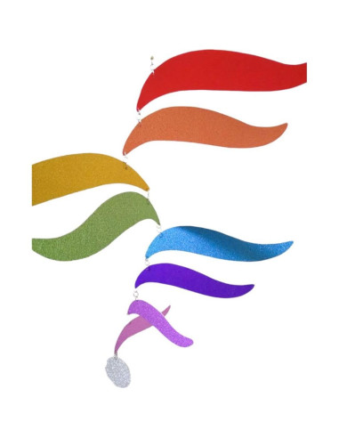 Móvil Montessori Munari, Gobbi, Octaedro y Arcoíris - 5 modelos