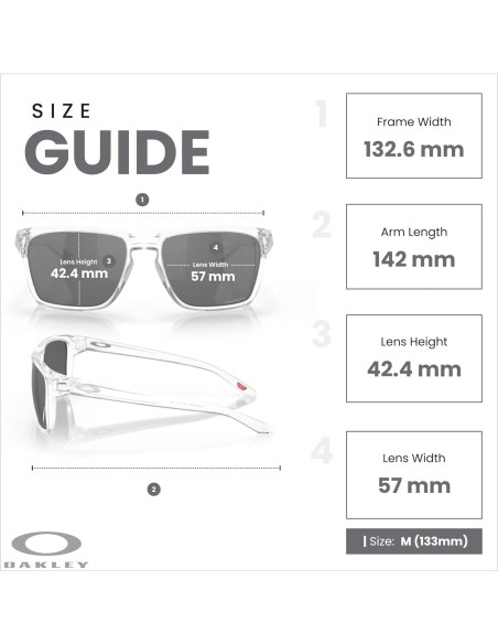 Gafas de sol Oakley Sylas OO9448 para hombres + correa + kit