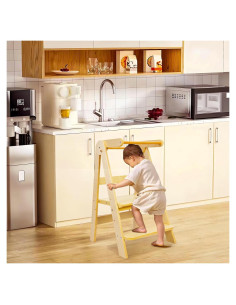 Torre de Aprendizaje Plegable Walbest para Niños 1-6 Años