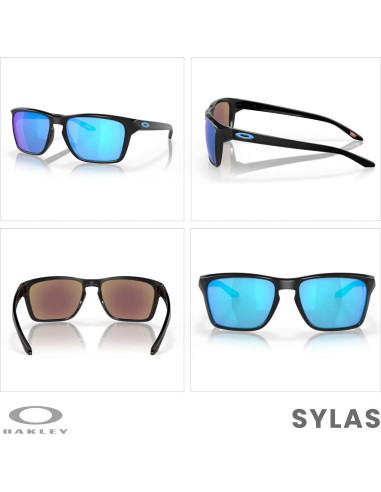 Gafas de sol Oakley Sylas OO9448 para hombres + correa + kit