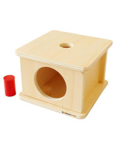 Caja Imbucare con Cilindro Pequeño Montessori Outlet 15x15cm