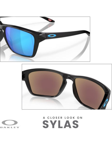 Gafas de sol Oakley Sylas OO9448 para hombres + correa + kit