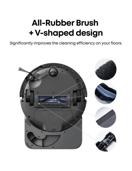 Aspiradora Robot eufy C10 con Auto-Vaciado y Navegación LiDAR