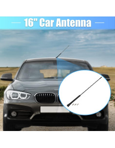 Antena de Coche Universal X AUTOHAUX 40.5cm AM FM Flexible 2