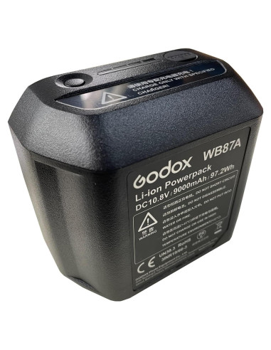 Batería Godox WB87A 10.8V 9000mAh para Flashes AD600