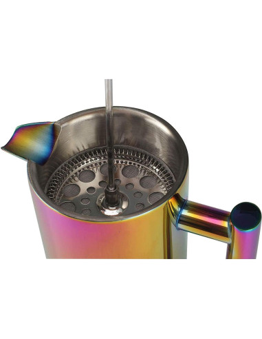 Cafetera Prensa Francesa Magicafé 12oz Acero Inoxidable Doble Pared