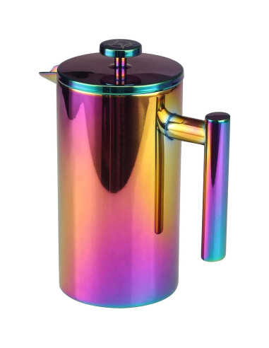 Cafetera Prensa Francesa Magicafé 12oz Acero Inoxidable Doble Pared