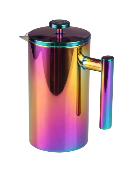 Cafetera Prensa Francesa Magicafé 12oz Acero Inoxidable Doble Pared