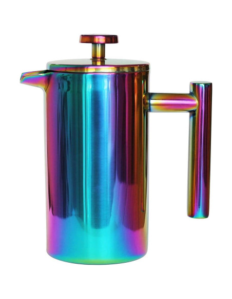 Cafetera Prensa Francesa Magicafé 12oz Acero Inoxidable Doble Pared