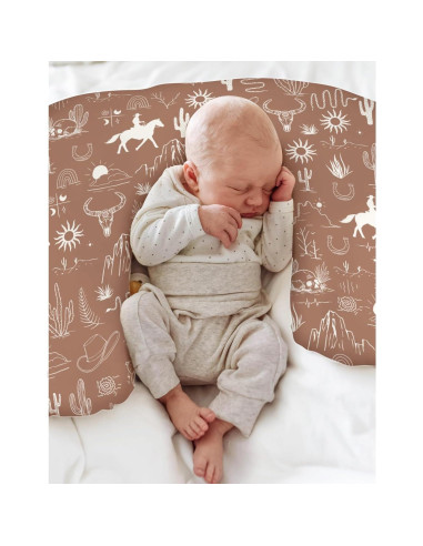 Funda de Almohada de Lactancia Cowboy del Oeste 55x45 cm