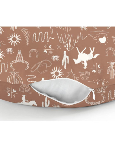 Funda de Almohada de Lactancia Cowboy del Oeste 55x45 cm