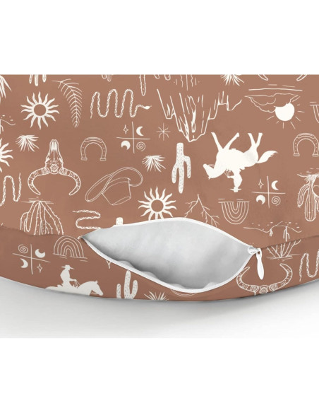 Funda de Almohada de Lactancia Cowboy del Oeste 55x45 cm