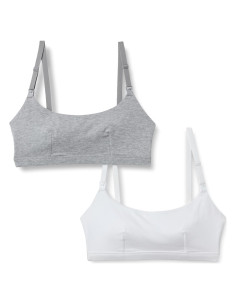 Sujetador de Lactancia Amazon Essentials Algodón Jersey 2 Pzas
