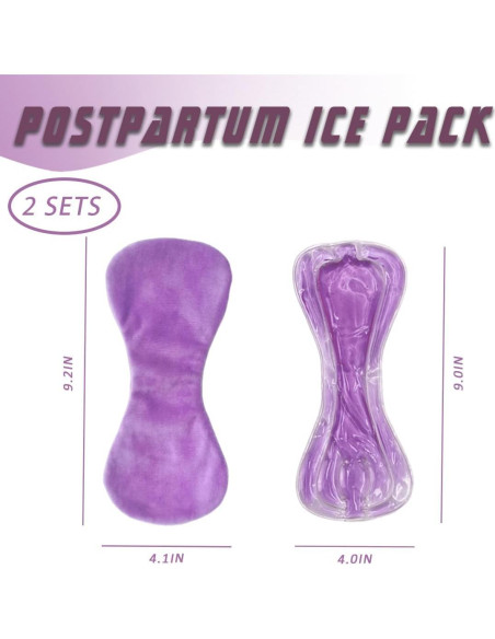 Paquetes de Hielo Perineales Reutilizables Coldchill - 2 Piezas