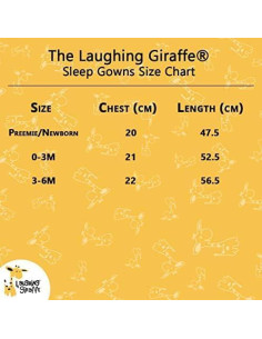 Bata de Dormir para Bebé Laughing Giraffe - Manga Larga 0-3 Meses 2