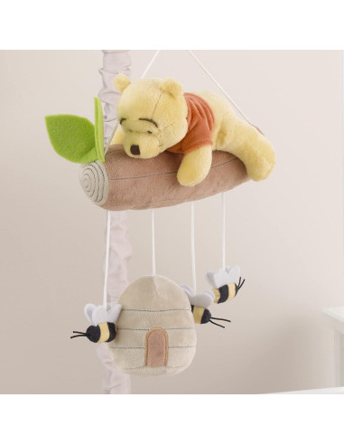 Móvil Musical Winnie the Pooh Abrazos y Panales 27x27cm