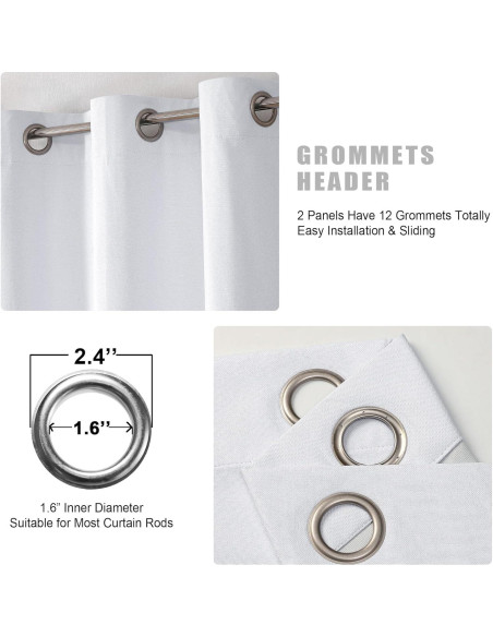 Cortinas Opacas 100% OVZME 101.6x160 cm Gris Claro 2 Paneles