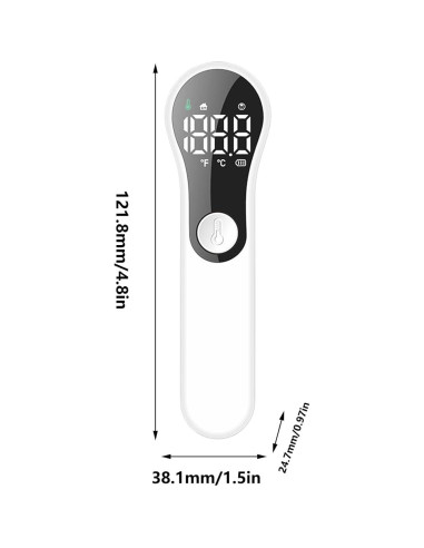 Termómetro Infrarrojo Sin Contacto Genérico 2 en 1 para Bebés