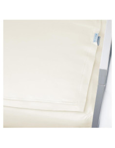 Juego de Sábanas para Cuna QuickZip Marfil 100% Algodón