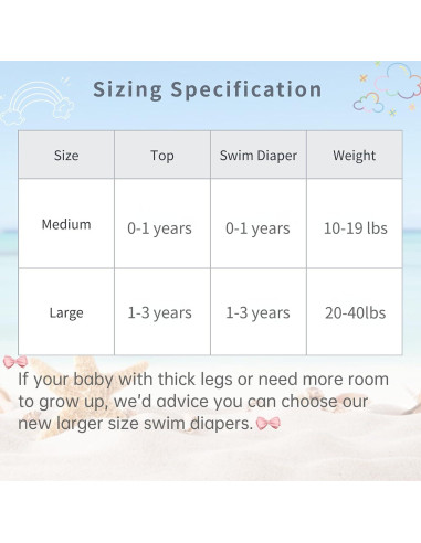 ALVABABY Traje de Baño 2 Piezas para Bebés 0-1T Medusa