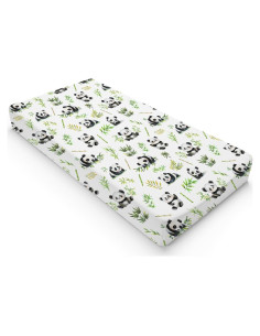 Funda de Cambiador de Bebé Panda Acuarela 81.28x40.64cm