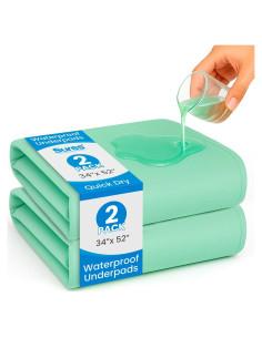 Almohadilla de Cama Impermeable Vive Health 132x86 cm - 2 Piezas