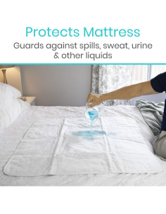 Almohadilla de Cama Impermeable Vive Health 132x86 cm - 2 Piezas 2