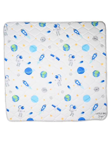 Alfombra de Juego para Bebés 127x127 cm Antideslizante Lavable