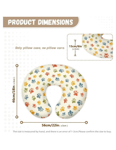 Almohada de Lactancia Panskyllis Desmontable 56.8x45cm