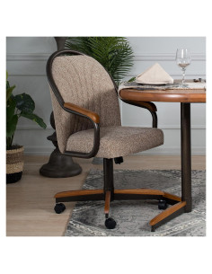 Silla de Comedor Giratoria AW Furniture OSC877 Marrón
