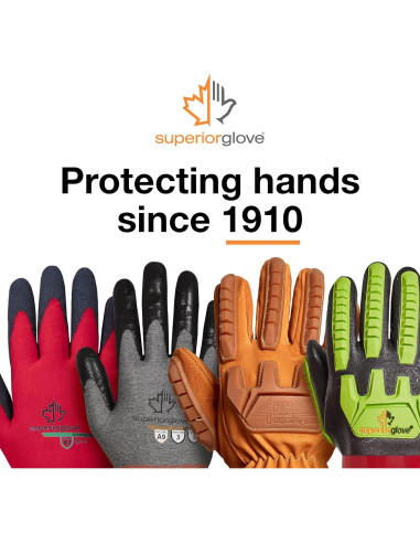 Guantes de Trabajo Invierno Superior Glove SNTAPVC - Forro Polar