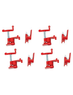 Juego de 4 Abrazaderas de Tubo para Encolar Madera Betteri 3/4"