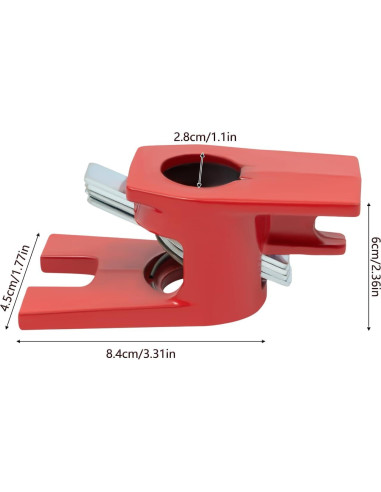 Juego de 4 Abrazaderas de Tubo para Encolar Madera Betteri 3/4"
