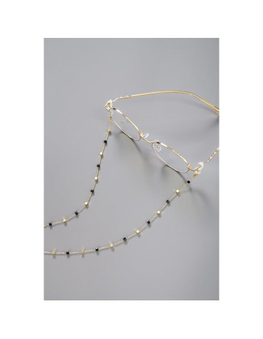 Cadena de Gafas para Mujeres Soporte de Cristal Natural