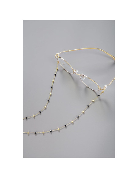 Cadena de Gafas para Mujeres Soporte de Cristal Natural