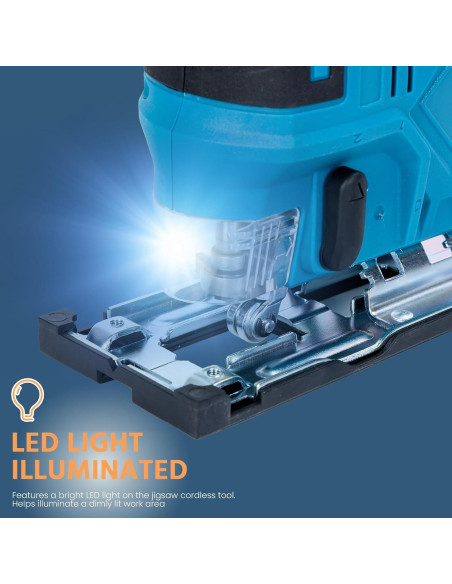 Sierra de calar eléctrica LINASHI 750W 18V inalámbrica con 6 hojas