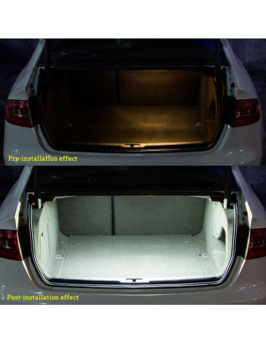 Tira LED SMD 5050 YIJINSHENG 30 luces 6000K para maletero