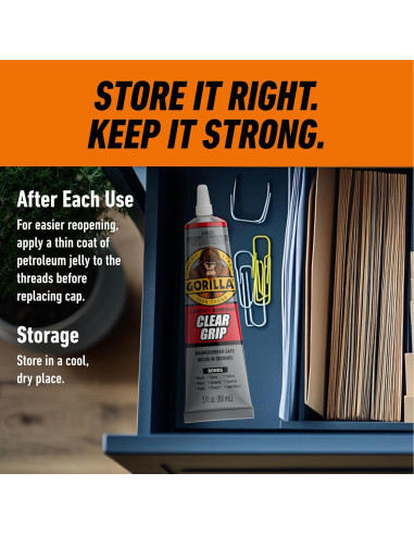 Adhesivo de Contacto Gorilla Clear Grip 85g Transparente