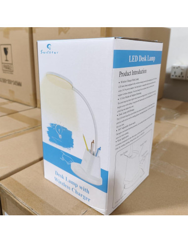 Lámpara de Escritorio Sailstar LED con Cargador Inalámbrico 800 Lúmenes