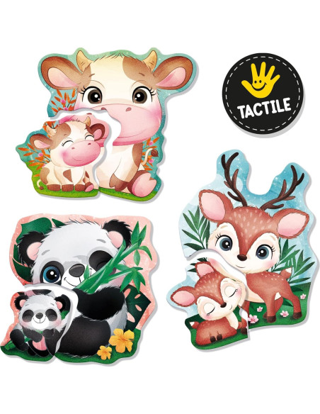 Juego Educativo Montessori Lisciani Toca-Mi-Bebé 1-4 años