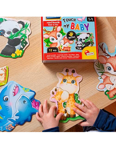 Juego Educativo Montessori Lisciani Toca-Mi-Bebé 1-4 años