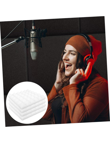 Paneles Acústicos Autoadhesivos Toyvian 4pcs 30x30cm