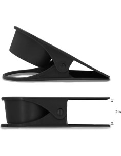 Soporte de Taza Clip Dirza para Mesa Oficina Negro 2