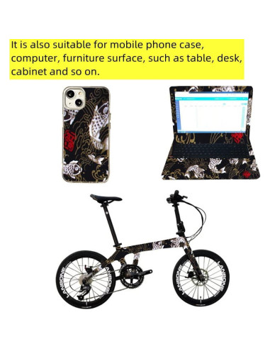 Calcomanía Automotriz Zicobox Algodón Bronceado 24.9x145cm