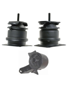 Juego de 3 Soportes de Motor Delantero y Trasero JUNLIWTECH para Acura TL 1999 y Honda Accord 1998-2002