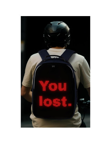 Mochila Gelrova LuminaPack X1 LED Antirrobo 20-25L Azul